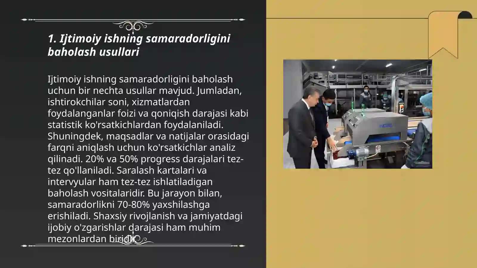 Ijtimoiy ish samatadorligi mezonlari 3