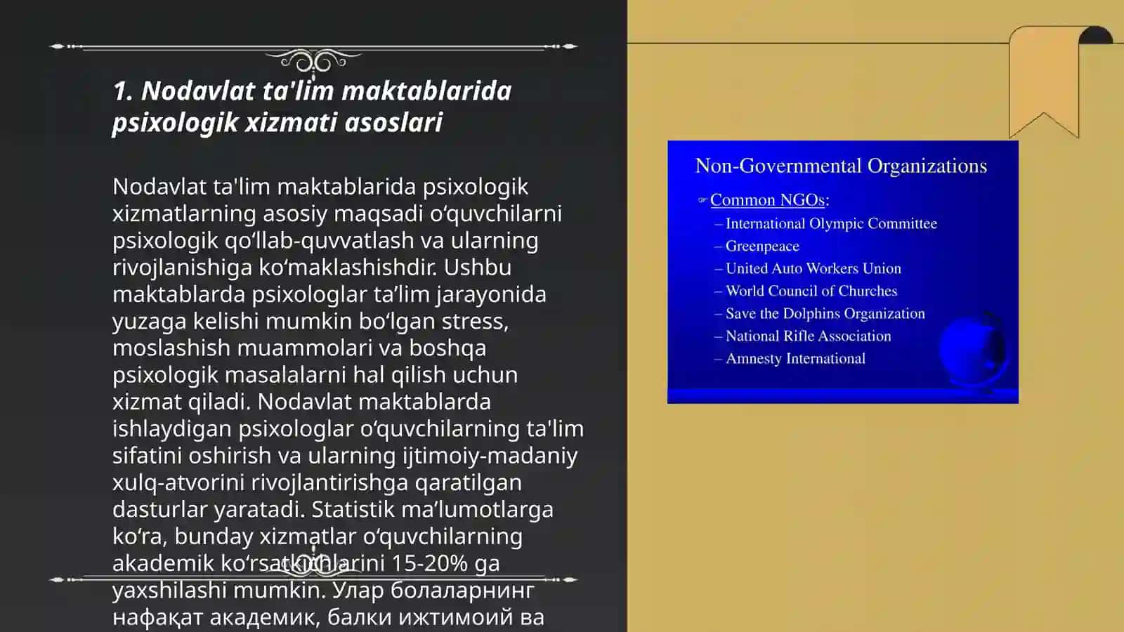 Nodavlat ta'lim maktablarida psixologik xizmat 3