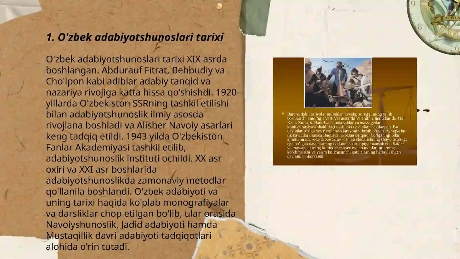 O'zbek adabiyotshunoslari va ularning fan rivojida tutgan o'rni 3