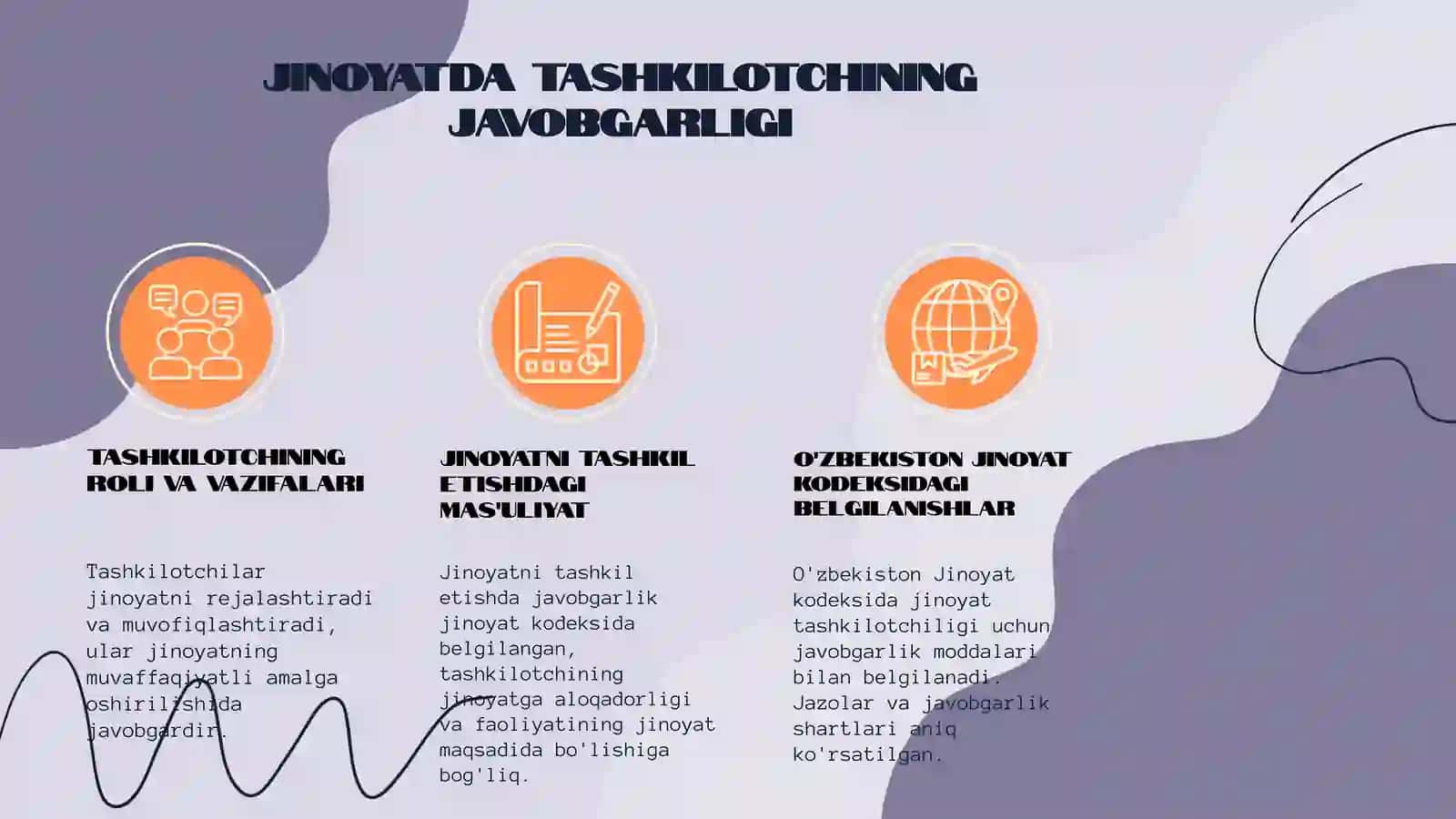 O'zbekiston Respublikasi jinoyat huquqida jinoyatda ishtirok etganlik uchun javobgarlik doirasi 3