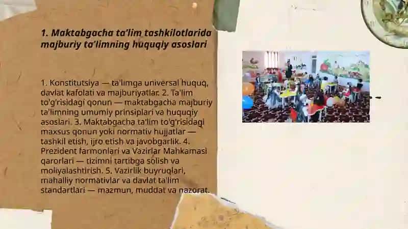 Maktabgacha taʼlim tashkilotlarida taʼlim shakli majburiy talimn 3