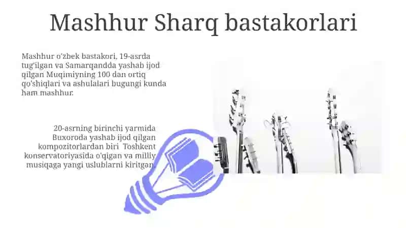 Sharq xalqlari musiqasi va madaniyatini yoritib berish 3