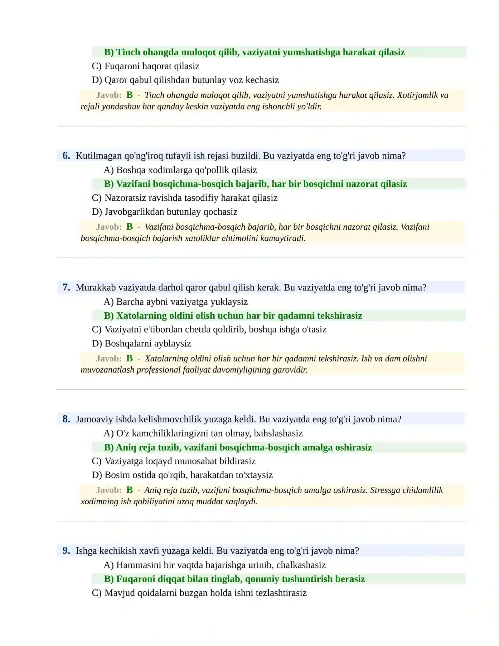 KIRISH PSIXOLOGIK SINOV Testlari 3
