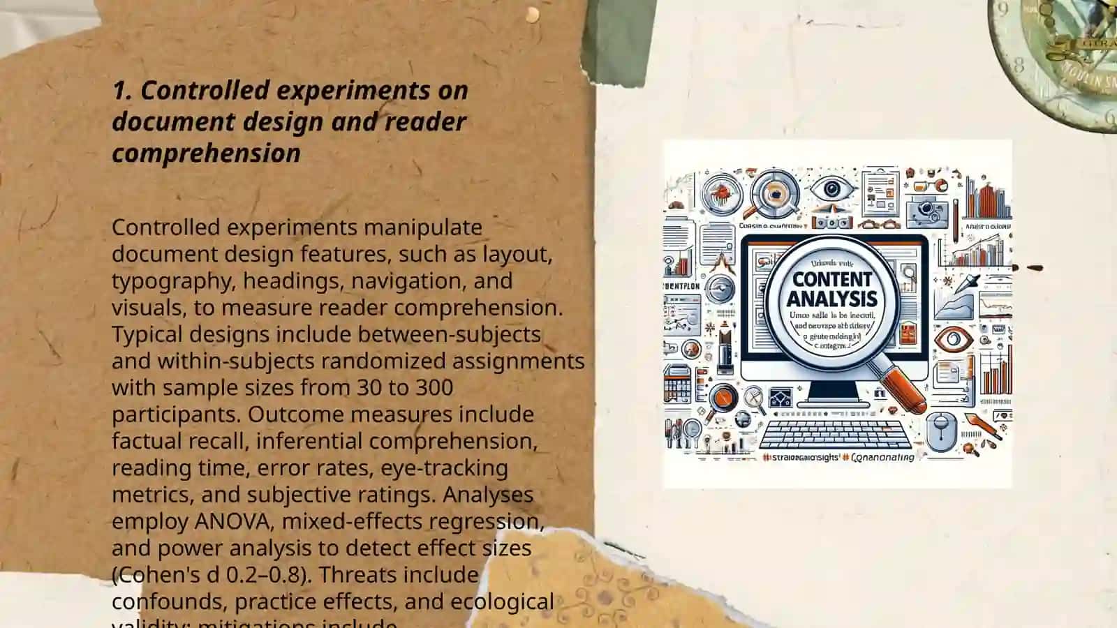 Experimental approaches 3