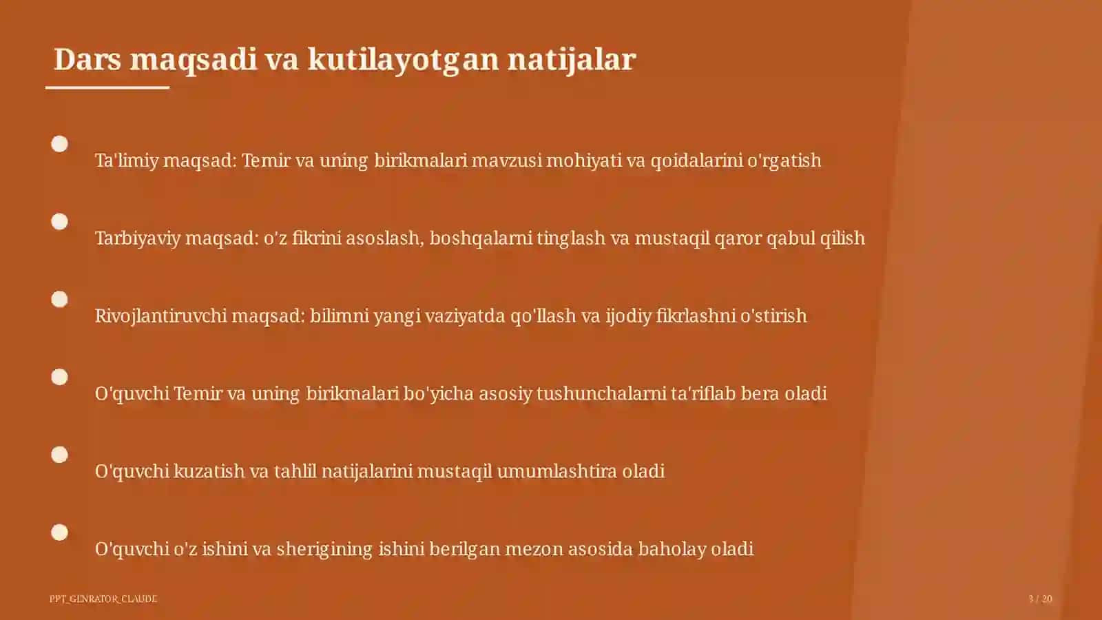 Temir va uning birikmalari (9-sinf) 3