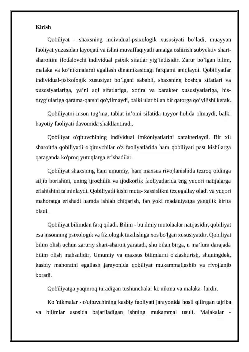 Qobilyatların Pedagogik Psixologik Tasnifi 3