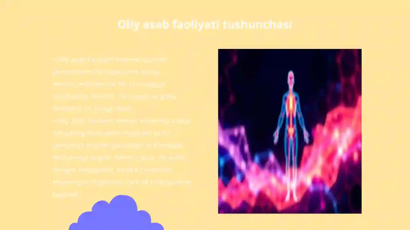Oliy asab faoliyati. Miya yarim sharlari fiziologiyasi 3