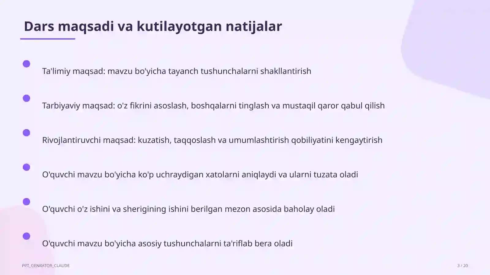 Kishilar va narsalar nomini bildirgan so'zlar (2-sinf) 3