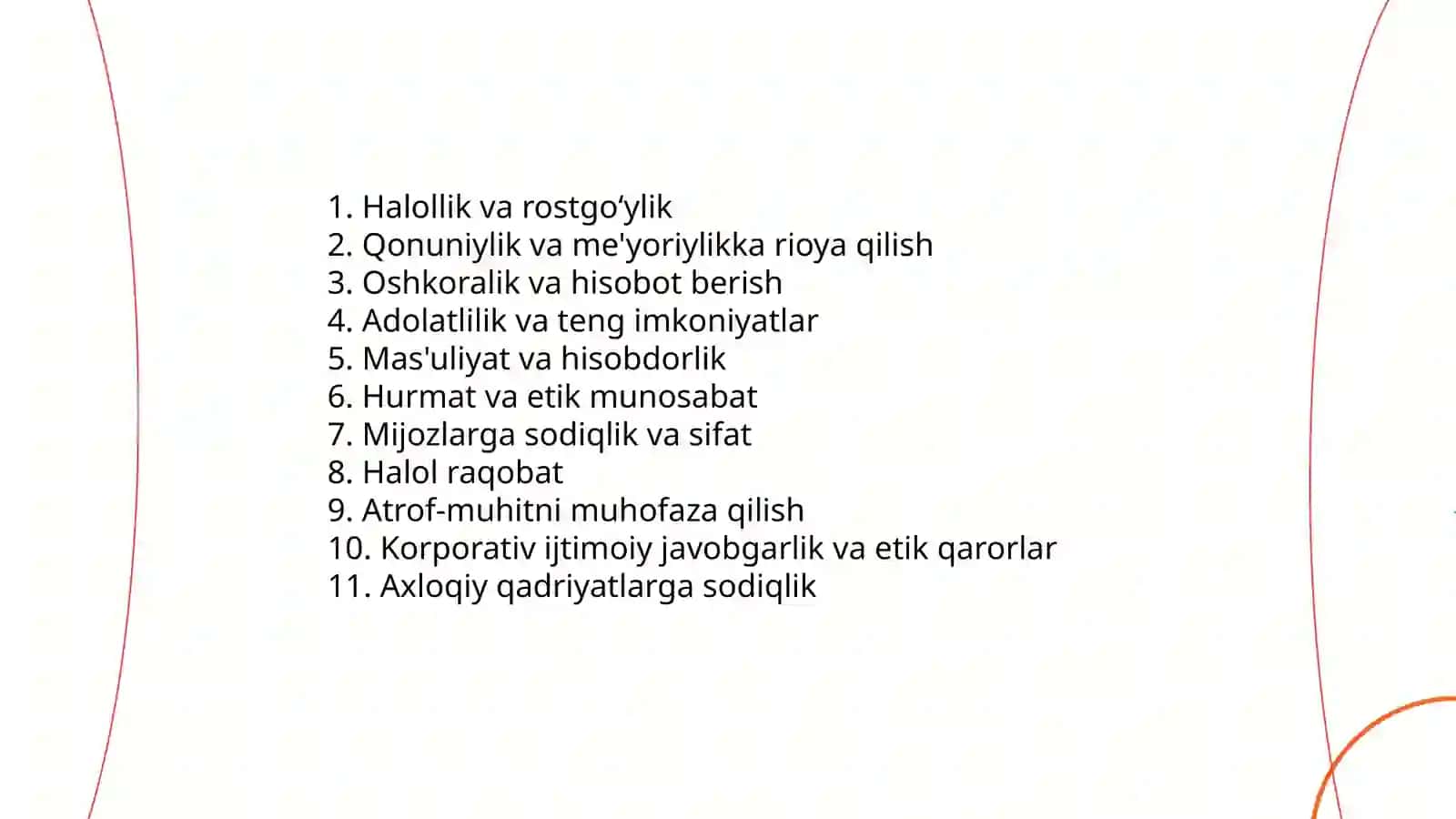 Tadbirkorlik etikasi va madaniyati ishbilarmonlik muloqoti asoslari 3