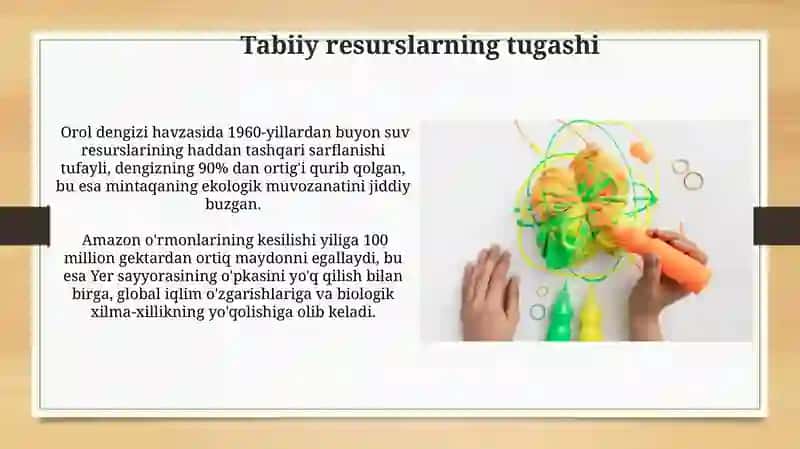 Ekologik omillarning mohiyati oqibatlari va hal etish yo'llari 3