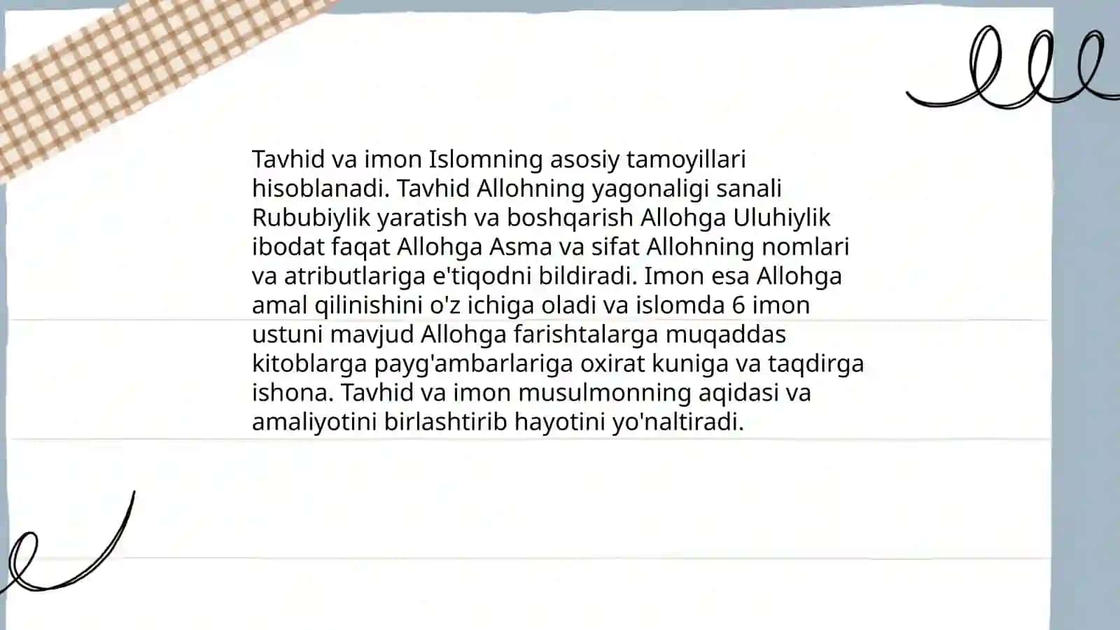 Tavhid va imon 3