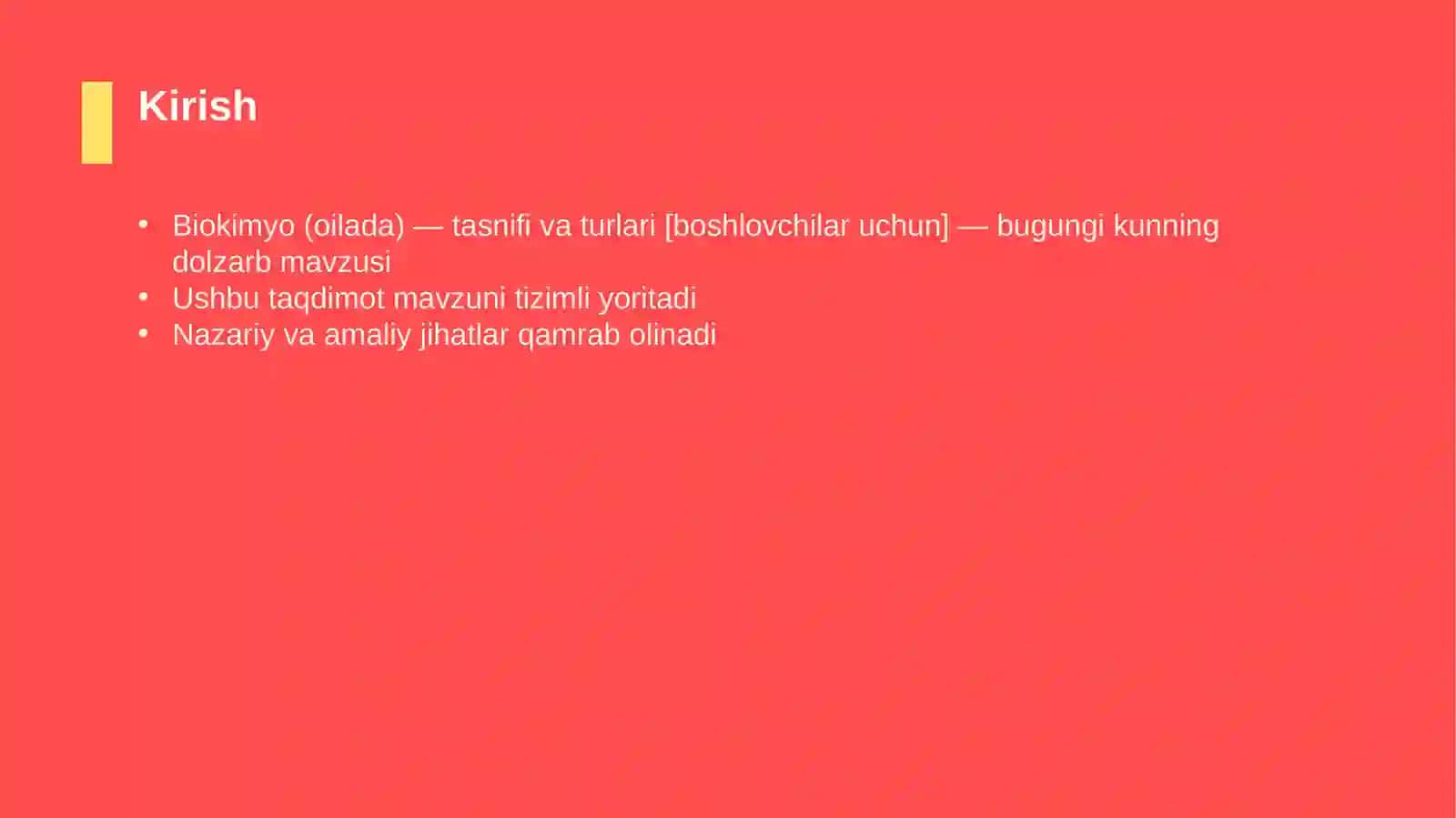 Biokimyo (oilada) — tasnifi va turlari [boshlovchilar uchun] 3