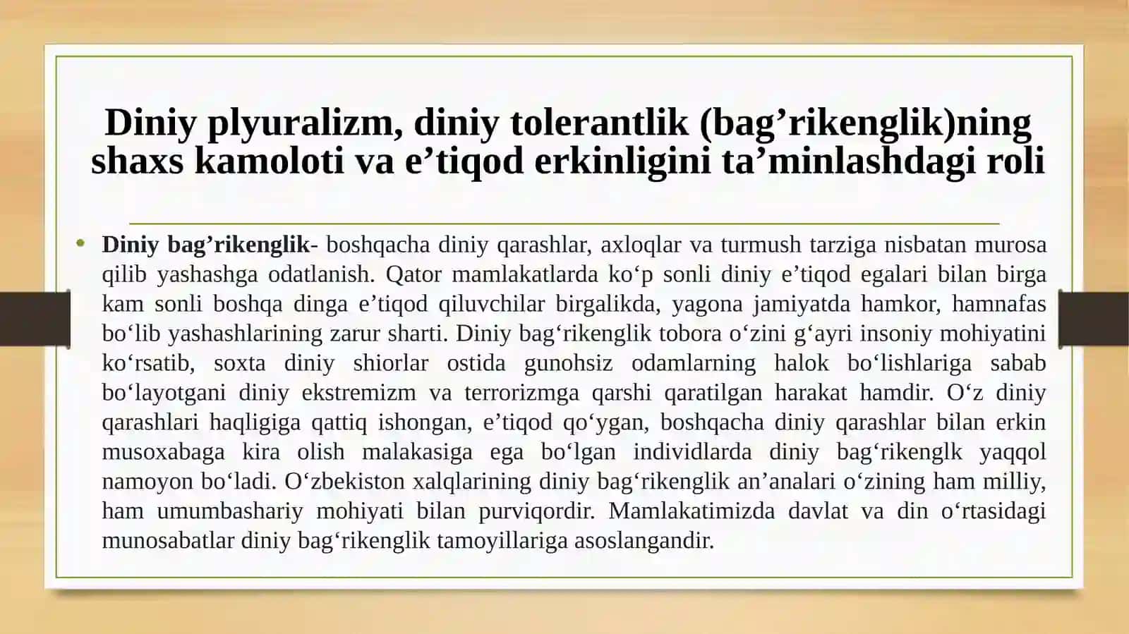 Dunyoviy bilimlar va diniye’tiqod birligiga erishishning ahamiyati 3