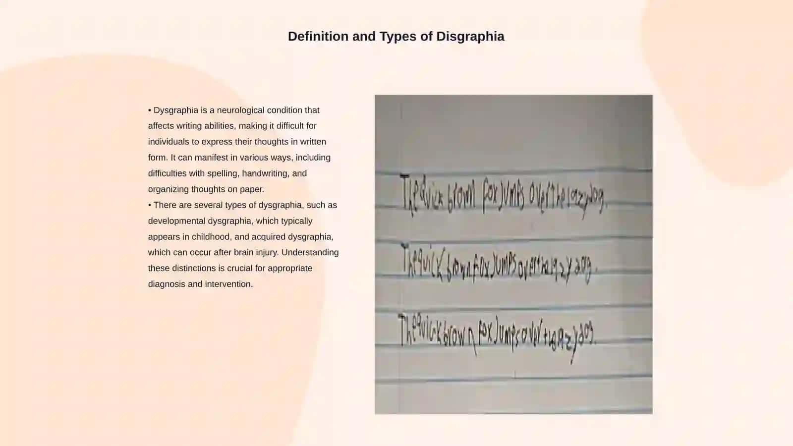 Disgraphia 3