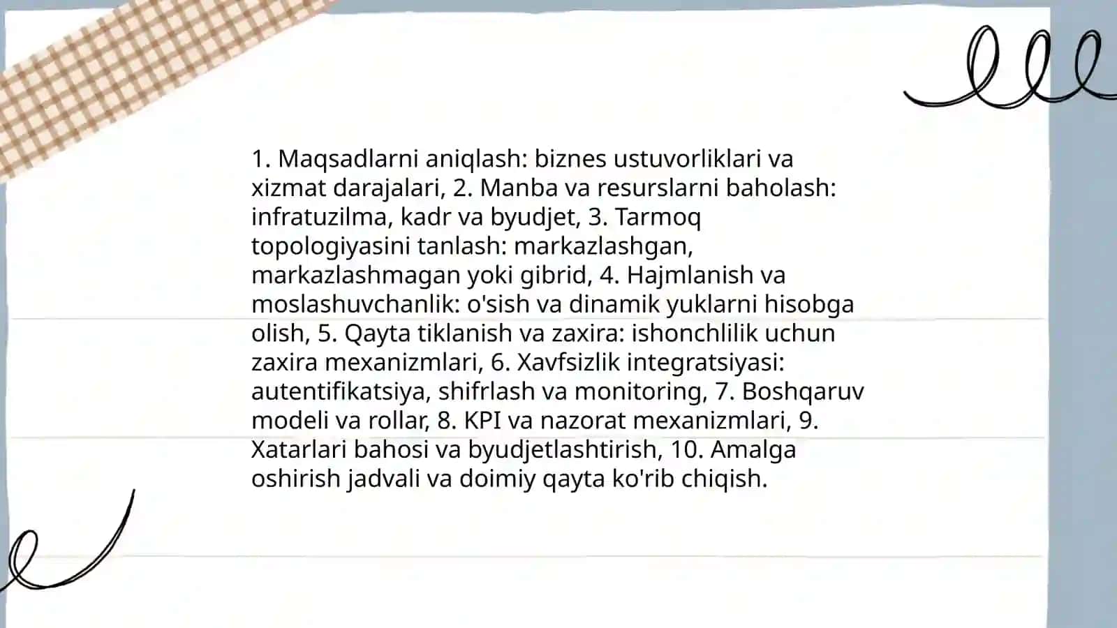 Tarmoqda ustunlikka erishish shartlari 3