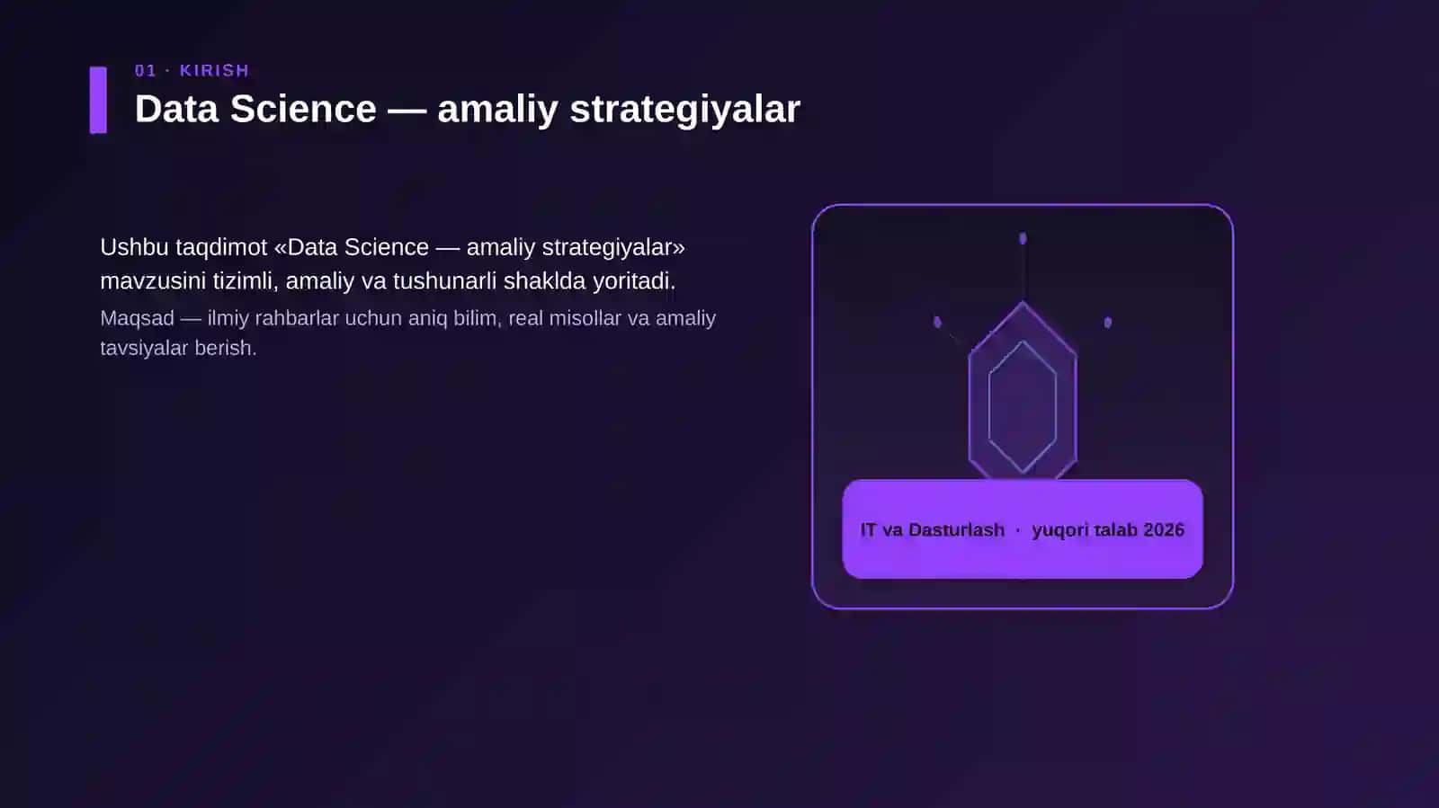 Data Science — amaliy strategiyalar 3