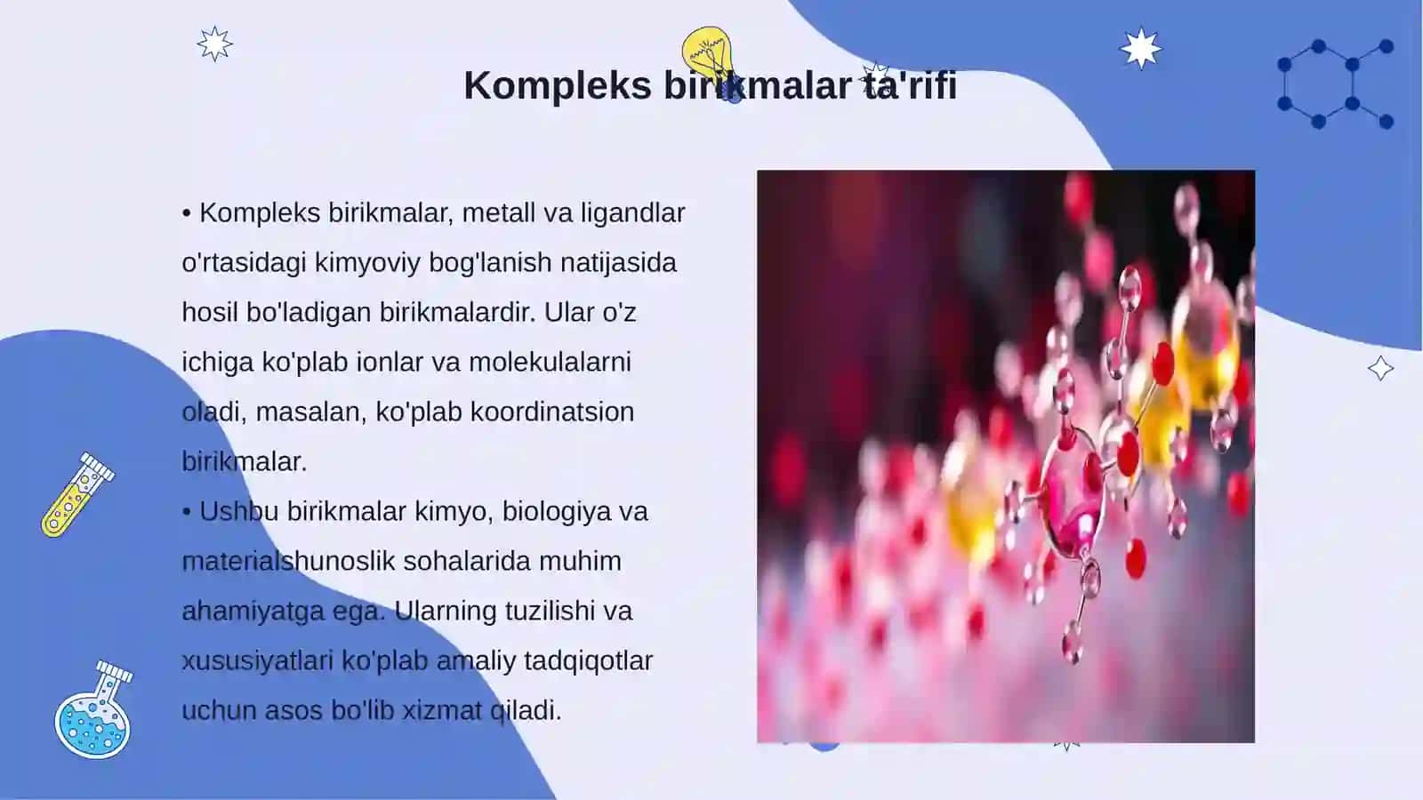 Kompleks birikmalarning barqarorligi 3
