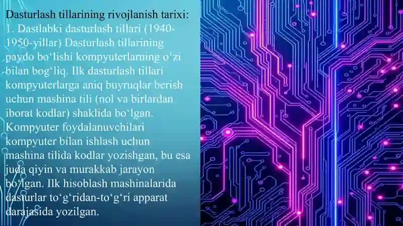 Dasturlash Tillari 3