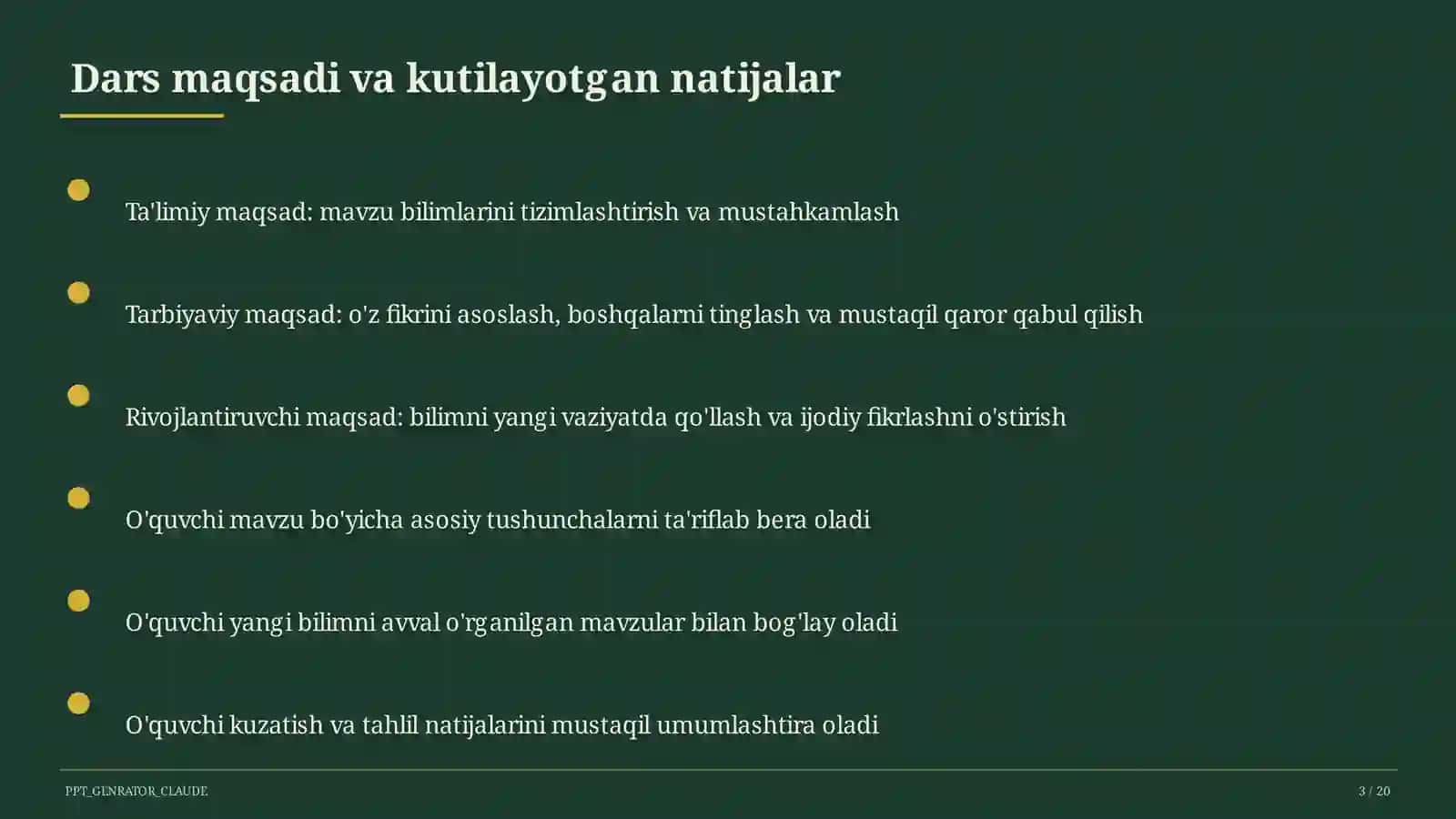 Startap va tadbirkorlik loyihasi (11-sinf) 3