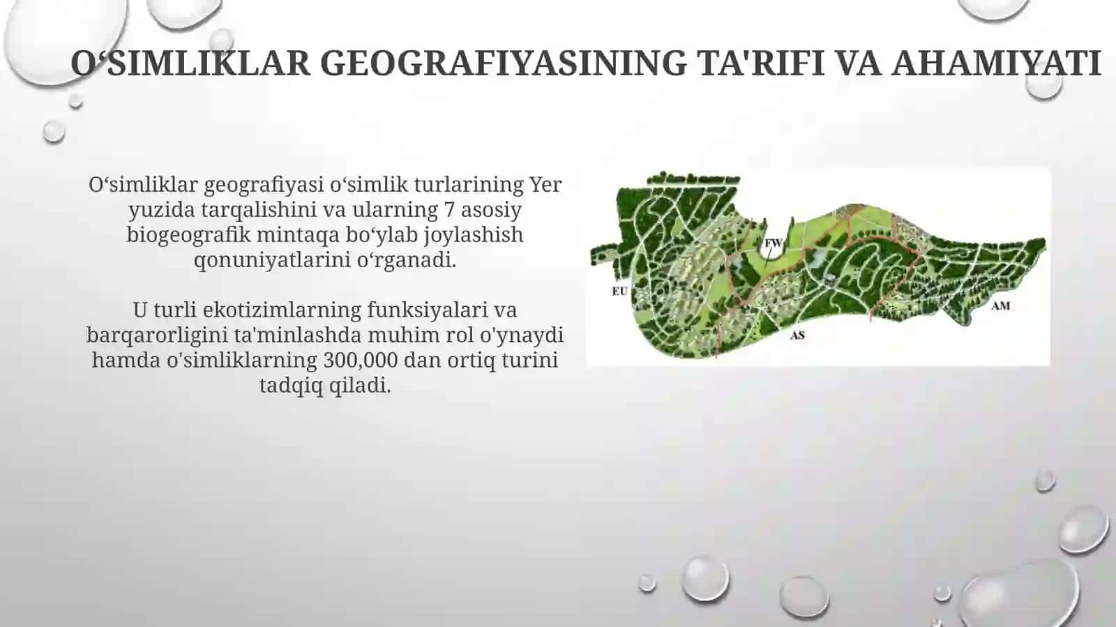 O'simliklar geografoyasi 3