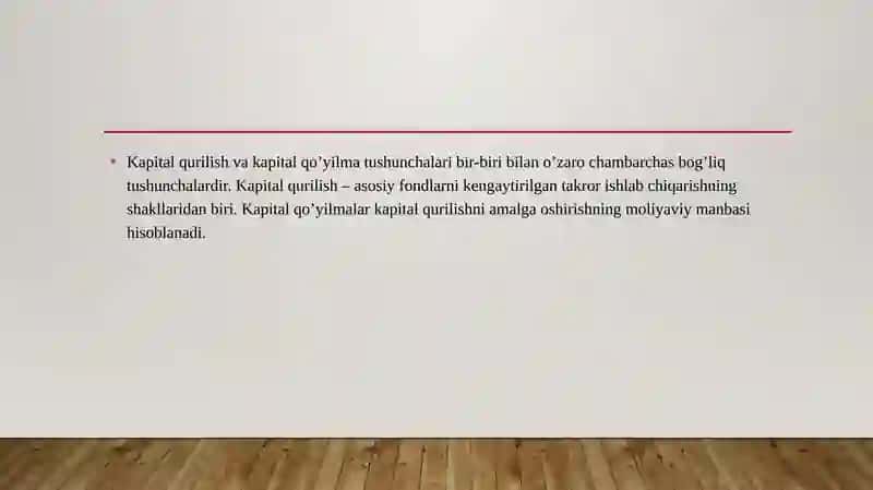 Investitsiya faoliyatida kapital qurilish 3