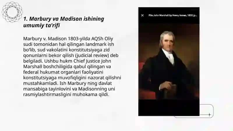 Marbury va Madison ishi 3