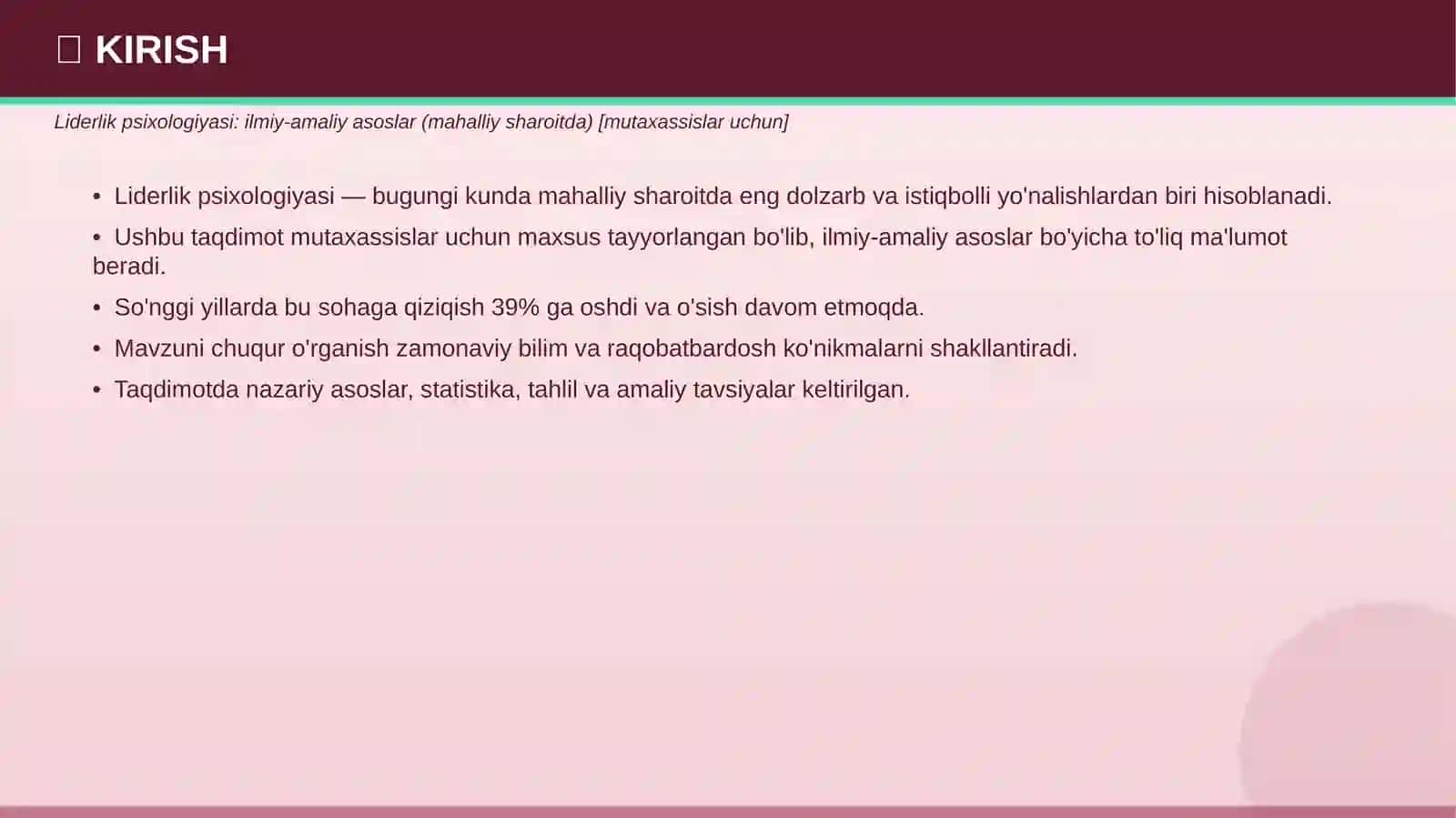LIDERLIK PSIXOLOGIYASI 3