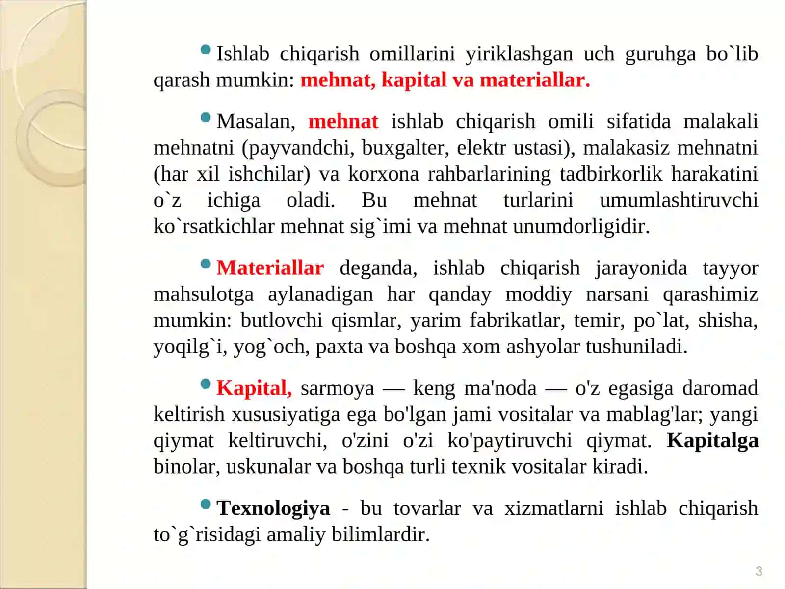 Ishlab chiqarish va uning modellari 3