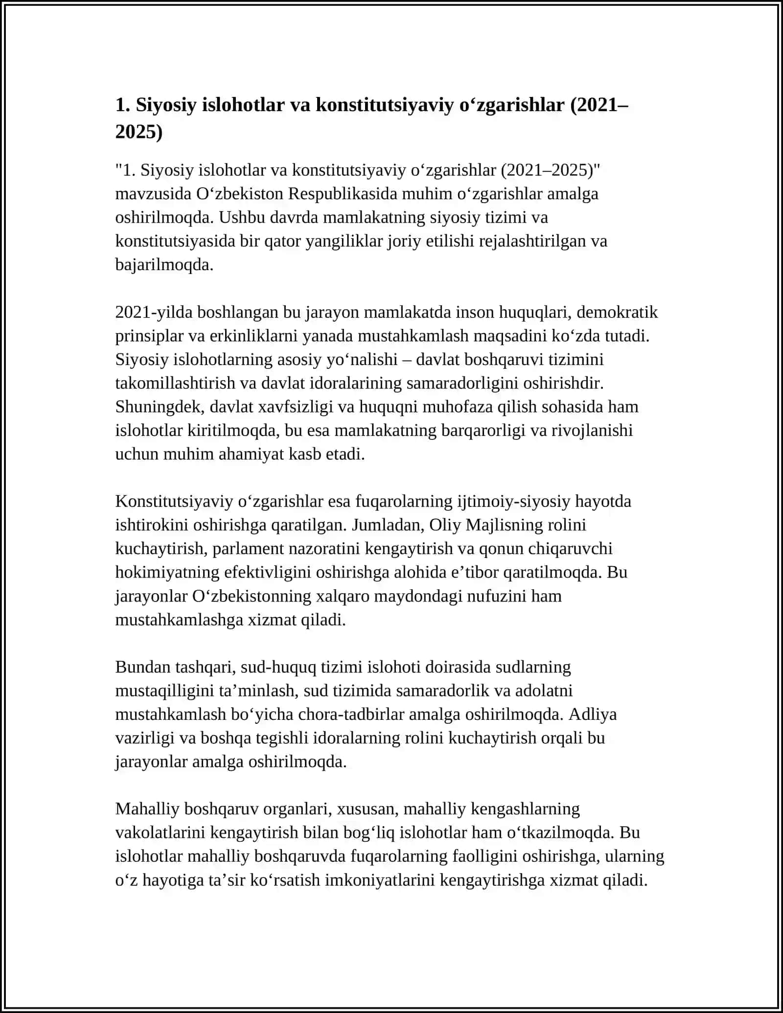 OʻZBEKISTONDA 2021-2025-YILLAR RIVOJLANISH TARIXI 3