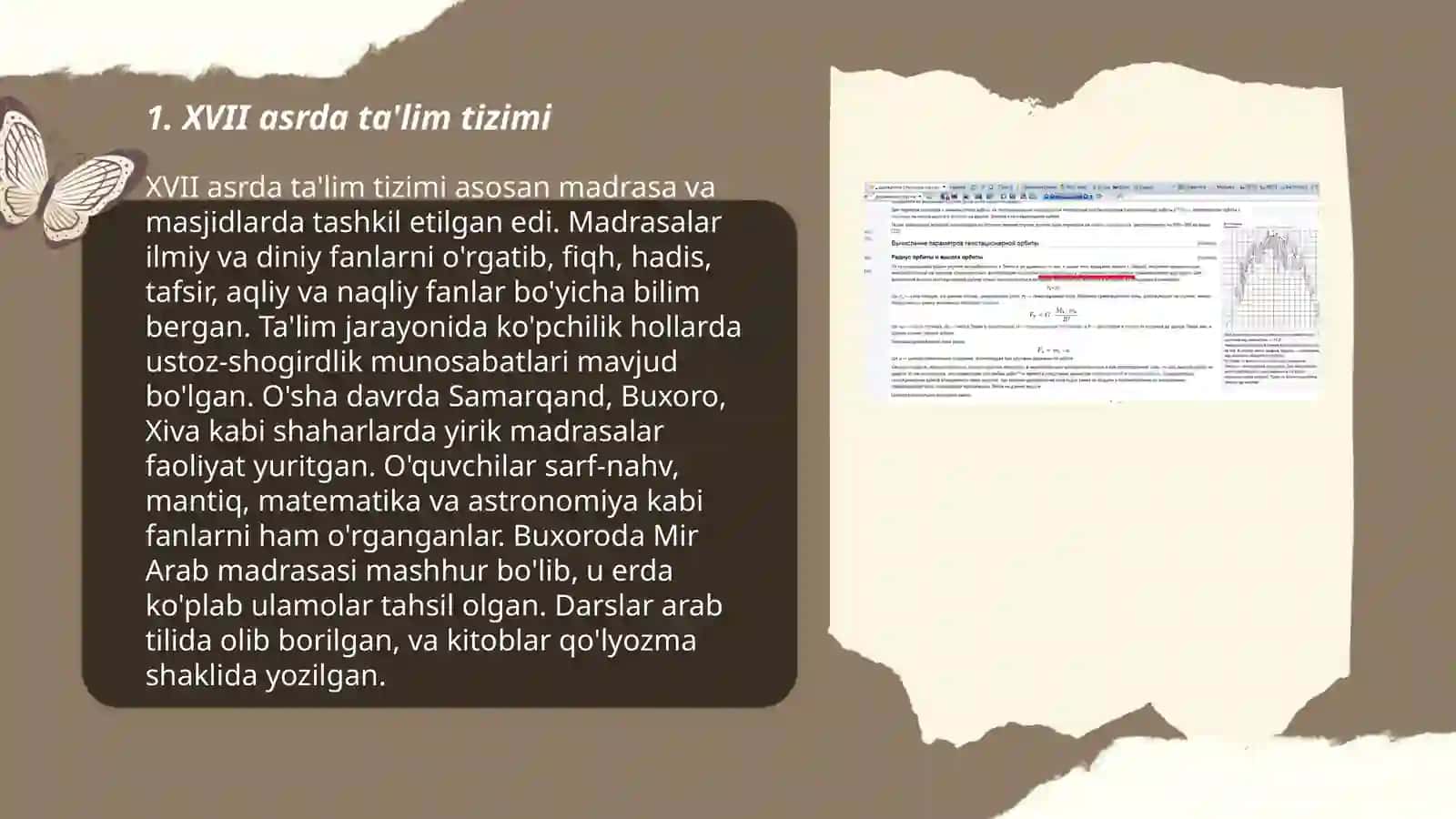 XVII asrda ta'lim tizimi 3