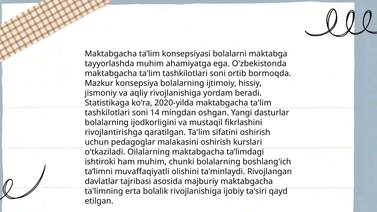 Maktabgacha ta'lim tashkilotida pedagogik jarayoni tashkil etish 3