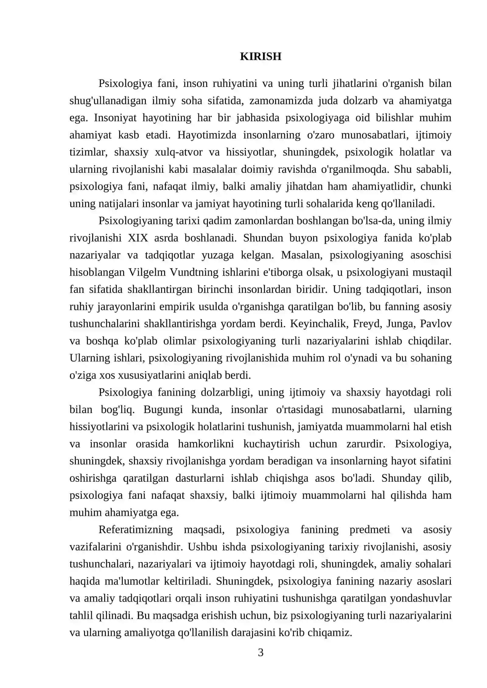 Psixologiya fanining predmeti va asosiy vazifalari 3