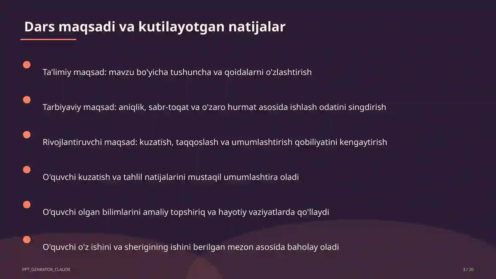 Tinish belgilari: nuqta, so'roq va undov (2-sinf) 3