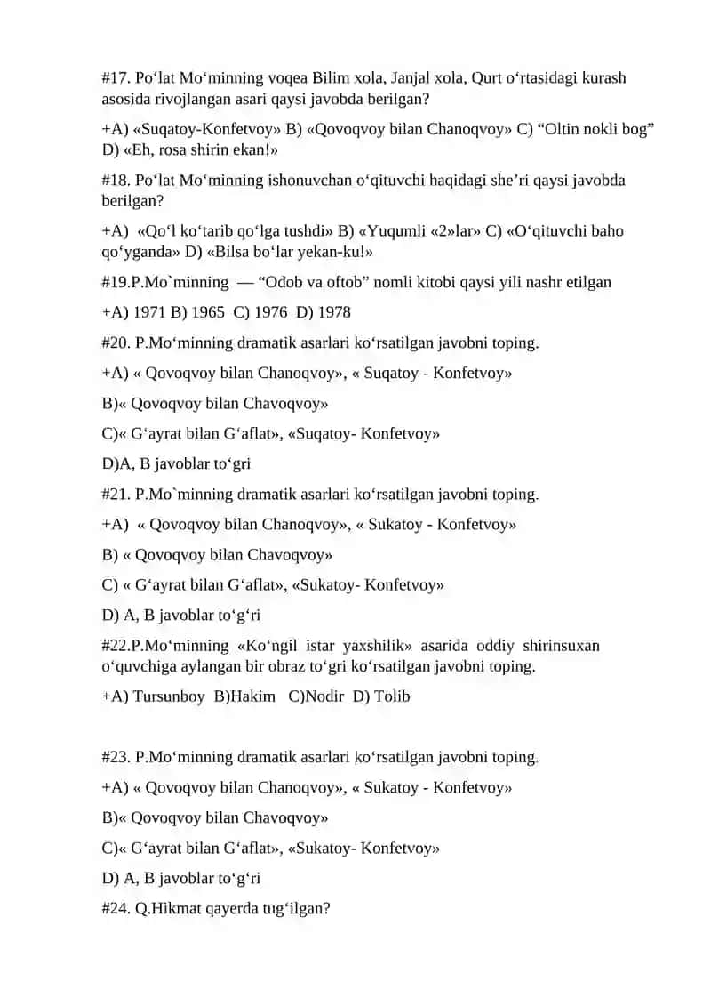 Bolalar adaabiyoti 3