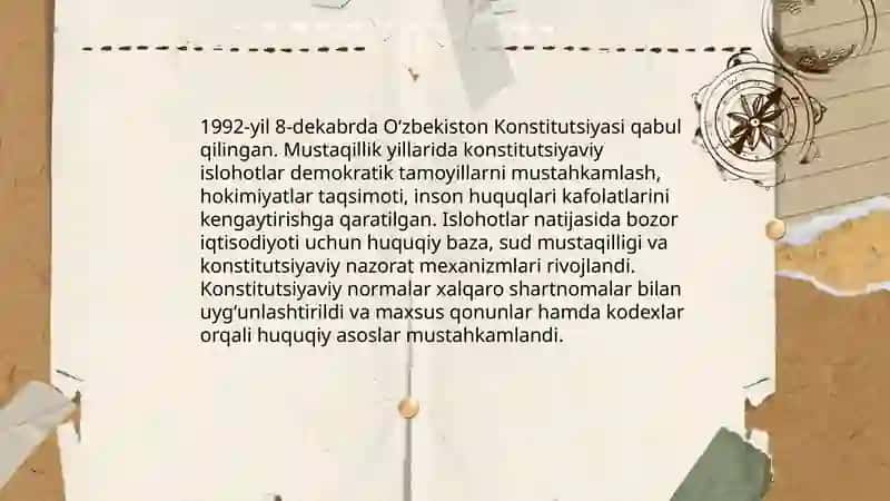 Mustaqillik yillarida Davlat boshqaruvi tizimida amalga oshirilgan islohotlar 3