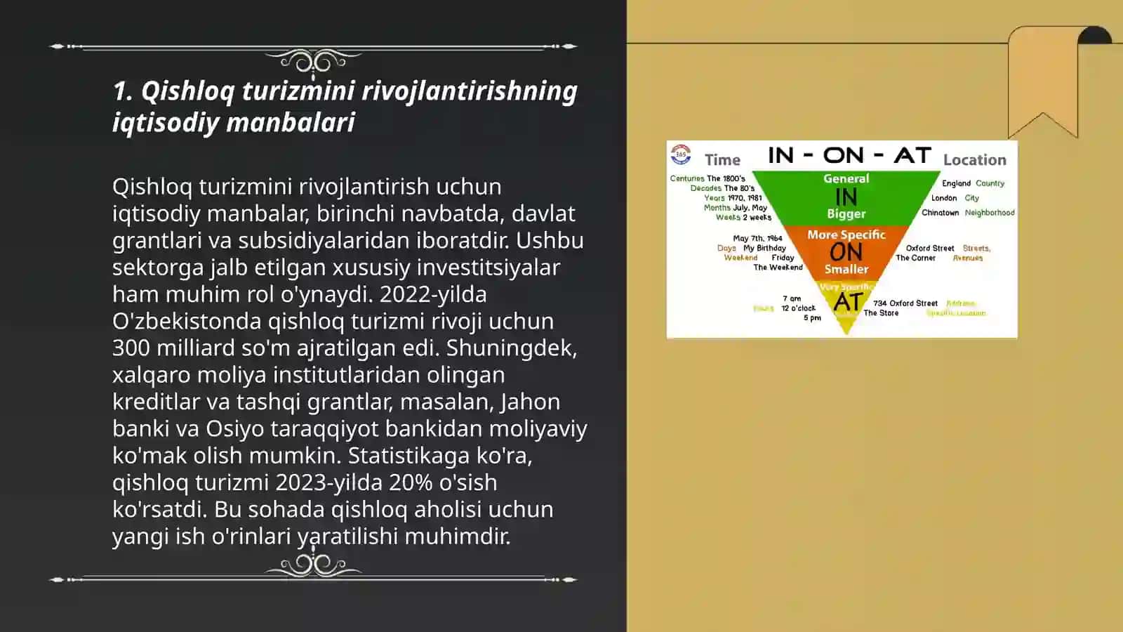 Qishloq turizmini rivojlantirish resurslari 3