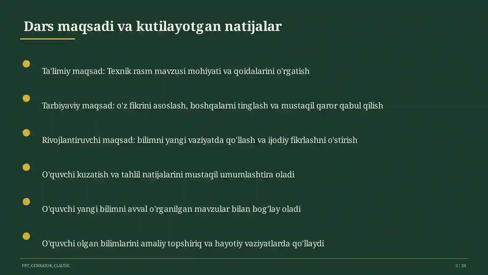 Texnik rasm (8-sinf) 3