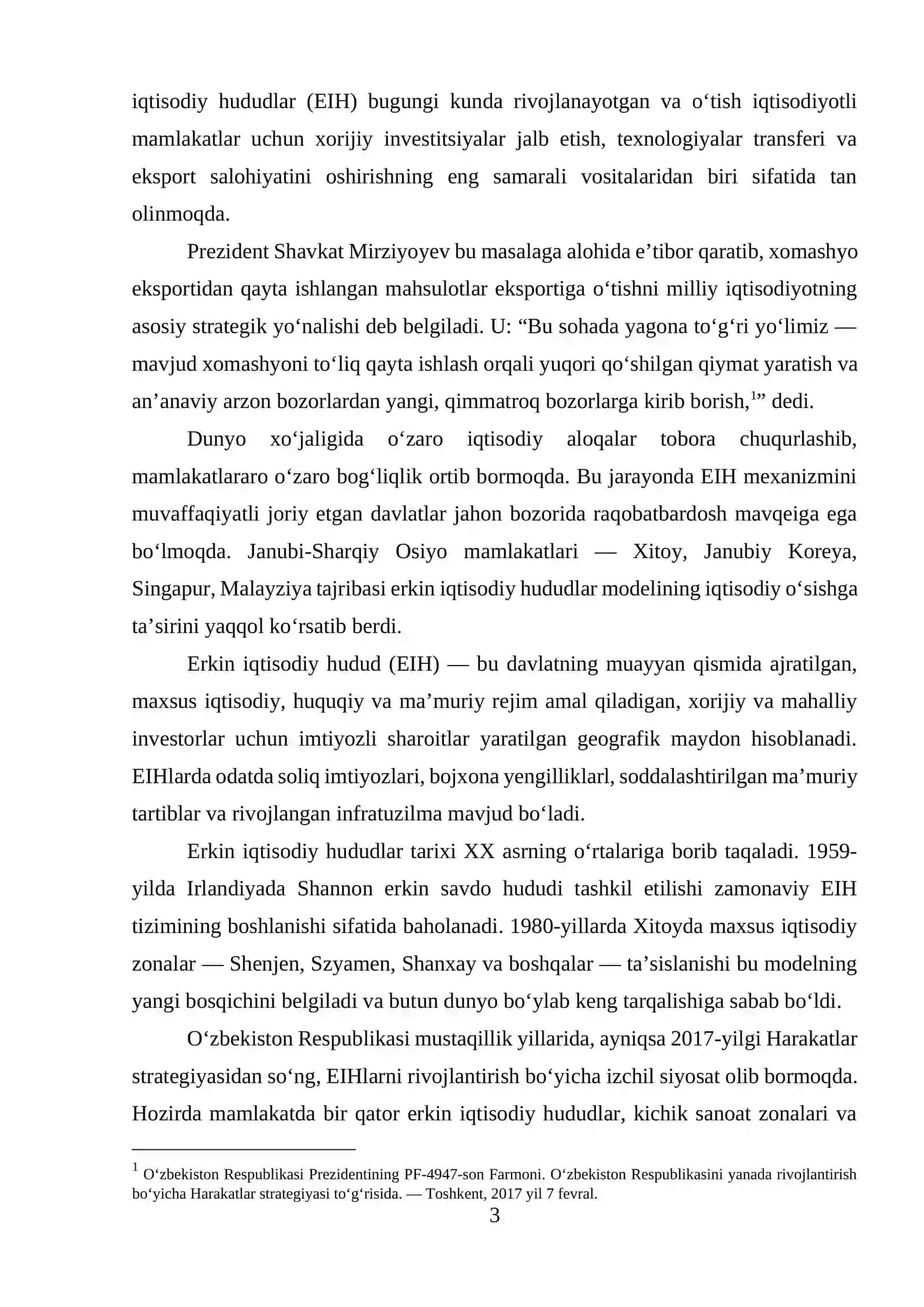 Erkin iqtisоdiy hududlаr vа ulаrning fаоliyаtlаri 3