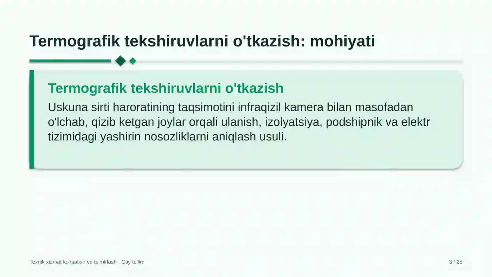 Sutchilik fermalarida termografik tekshiruvlarni o'tkazish 3