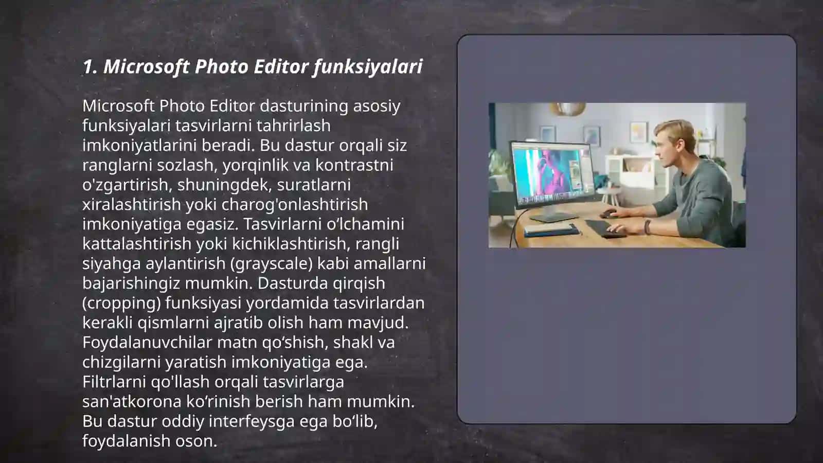 Microsoft Photo Editor 3