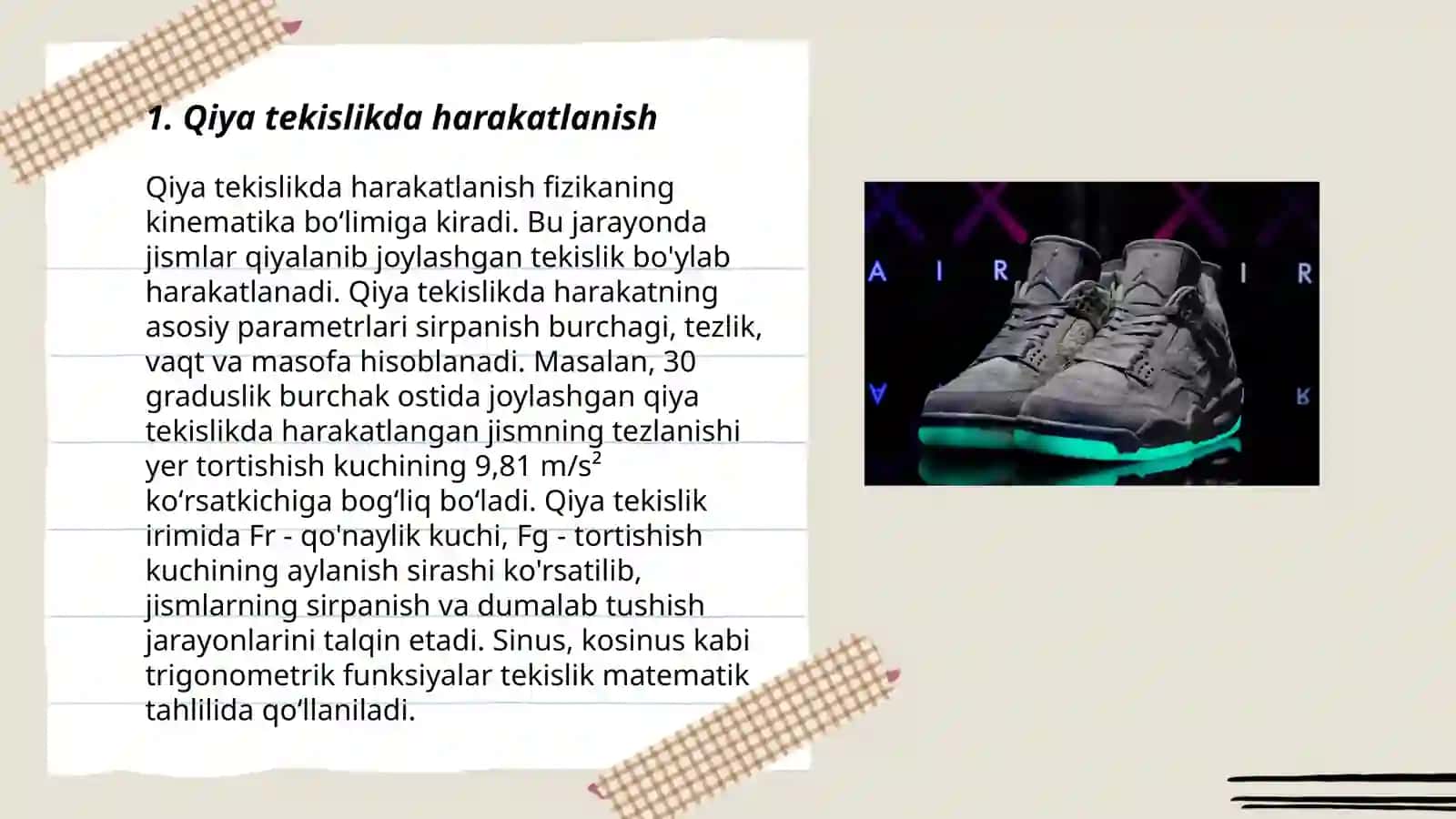 Yòldosheva Zulayhoning fizika fanidan tayorlagan taqdimoti 3