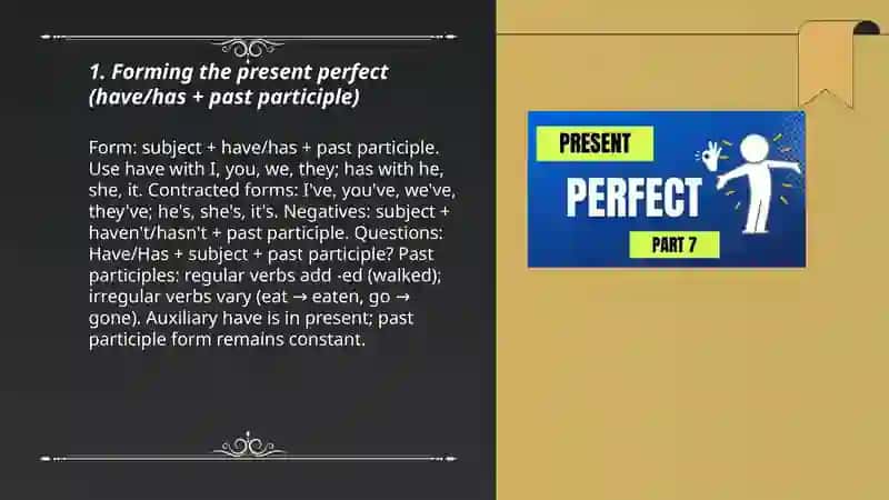 Present perfect 3