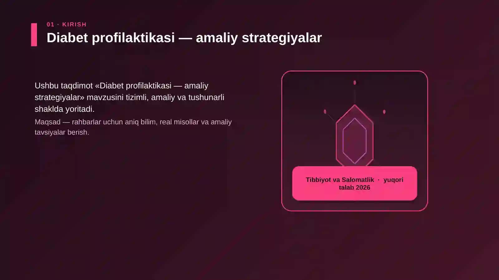 Diabet profilaktikasi — amaliy strategiyalar 3