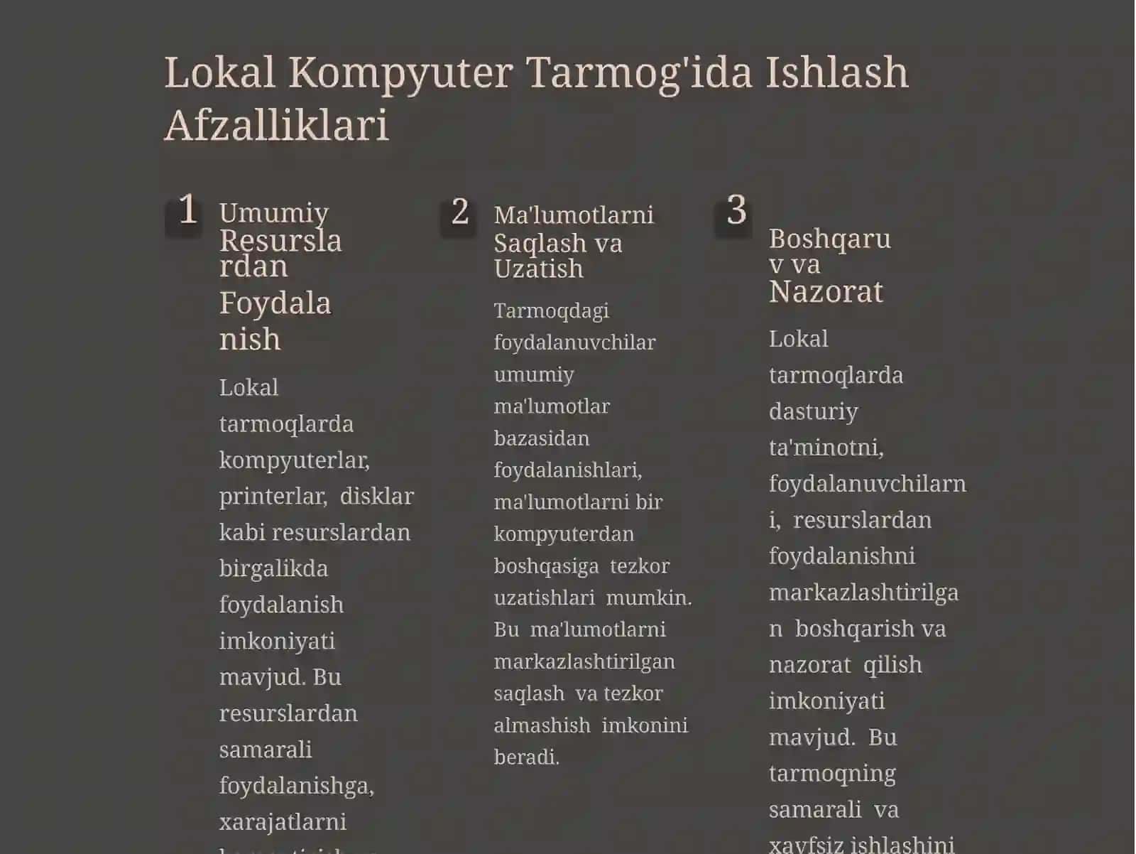Lokal Kompyuter Tarmoqlari 3