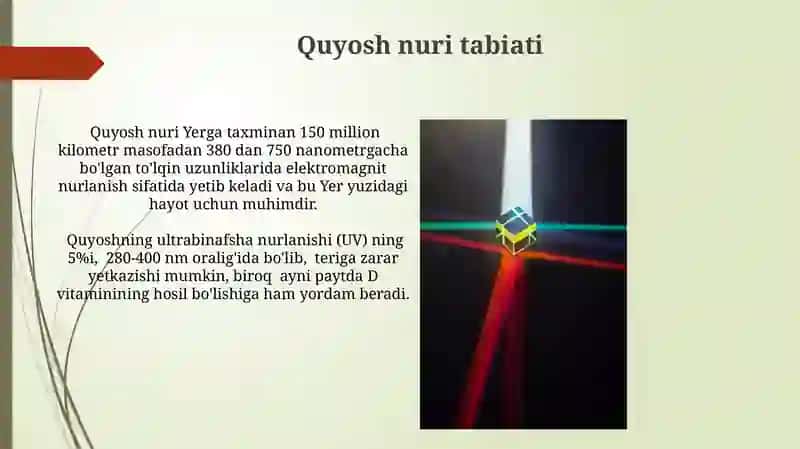 Quyosh Nuri Tabiati 3