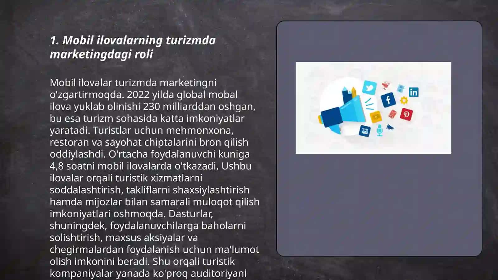 Mobil ilovalarning turizmda marketingdagi roli 3