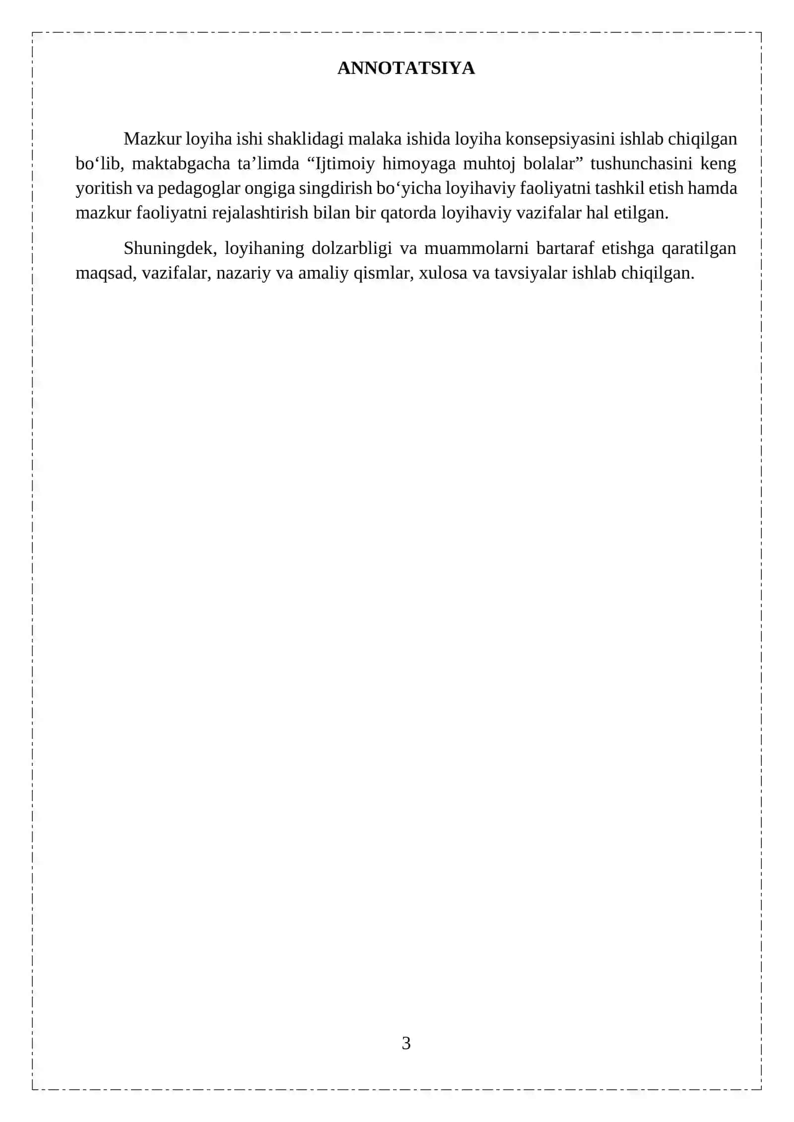 Ijtimoiy himoyaga muhtoj bolalar bilan pedagogik ishlar 3