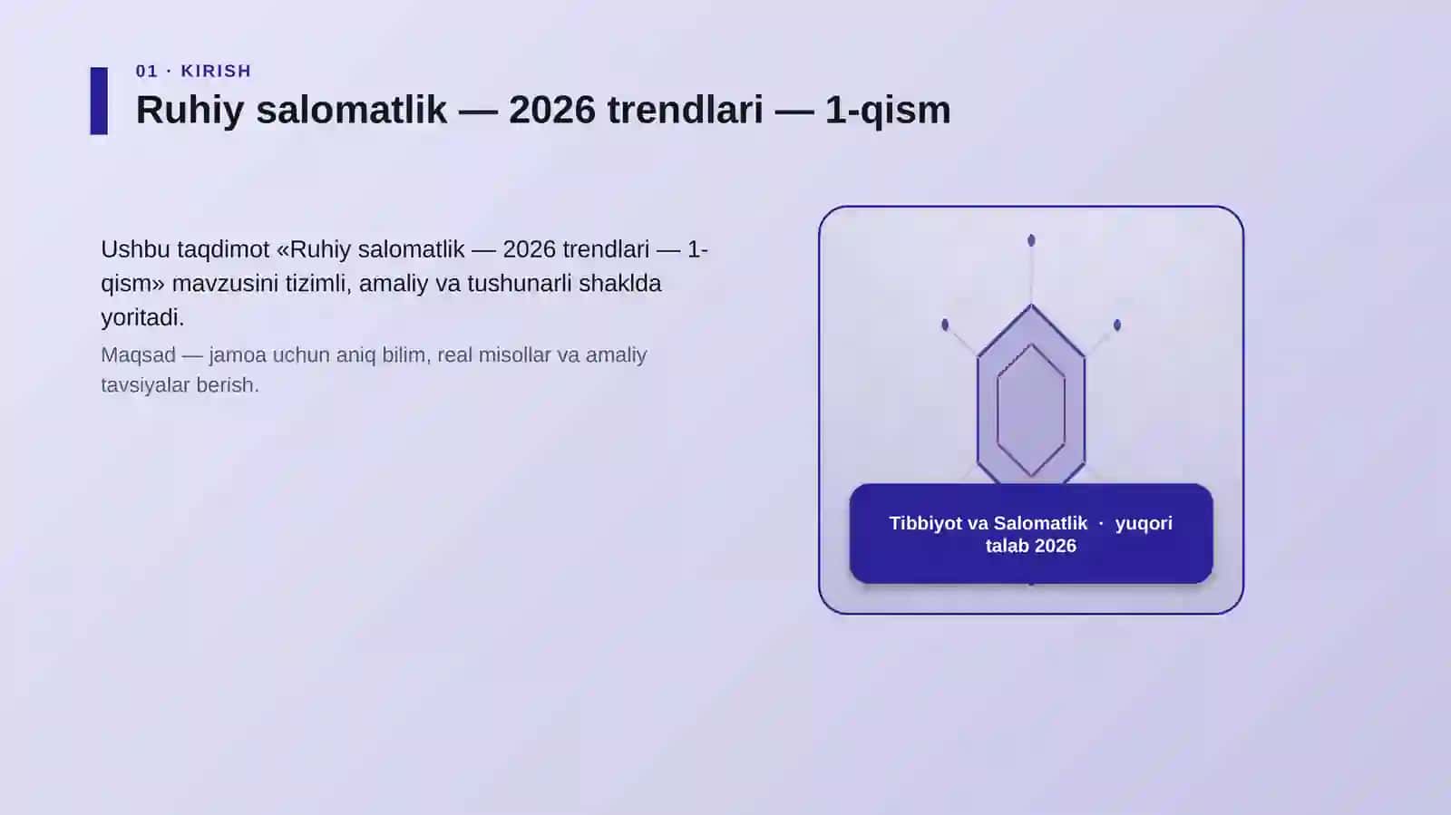 Ruhiy salomatlik — 2026 trendlari — 1-qism 3