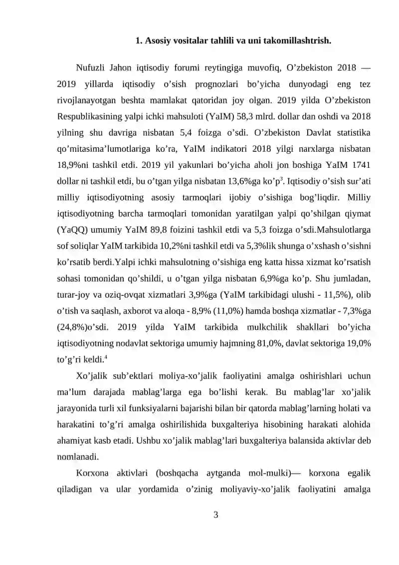 Asosiy vositalar ta'mirini hisobining ahamiyati va vazifalari 3