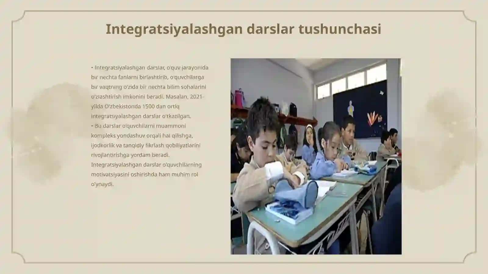 Boshlangʻich talim pedagogikasi fanidan boshlangʻich talim tizimida integratsiyalashgan darslar 3